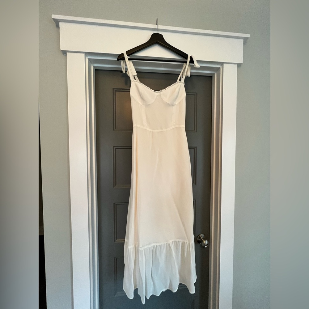 White Reformation Dress